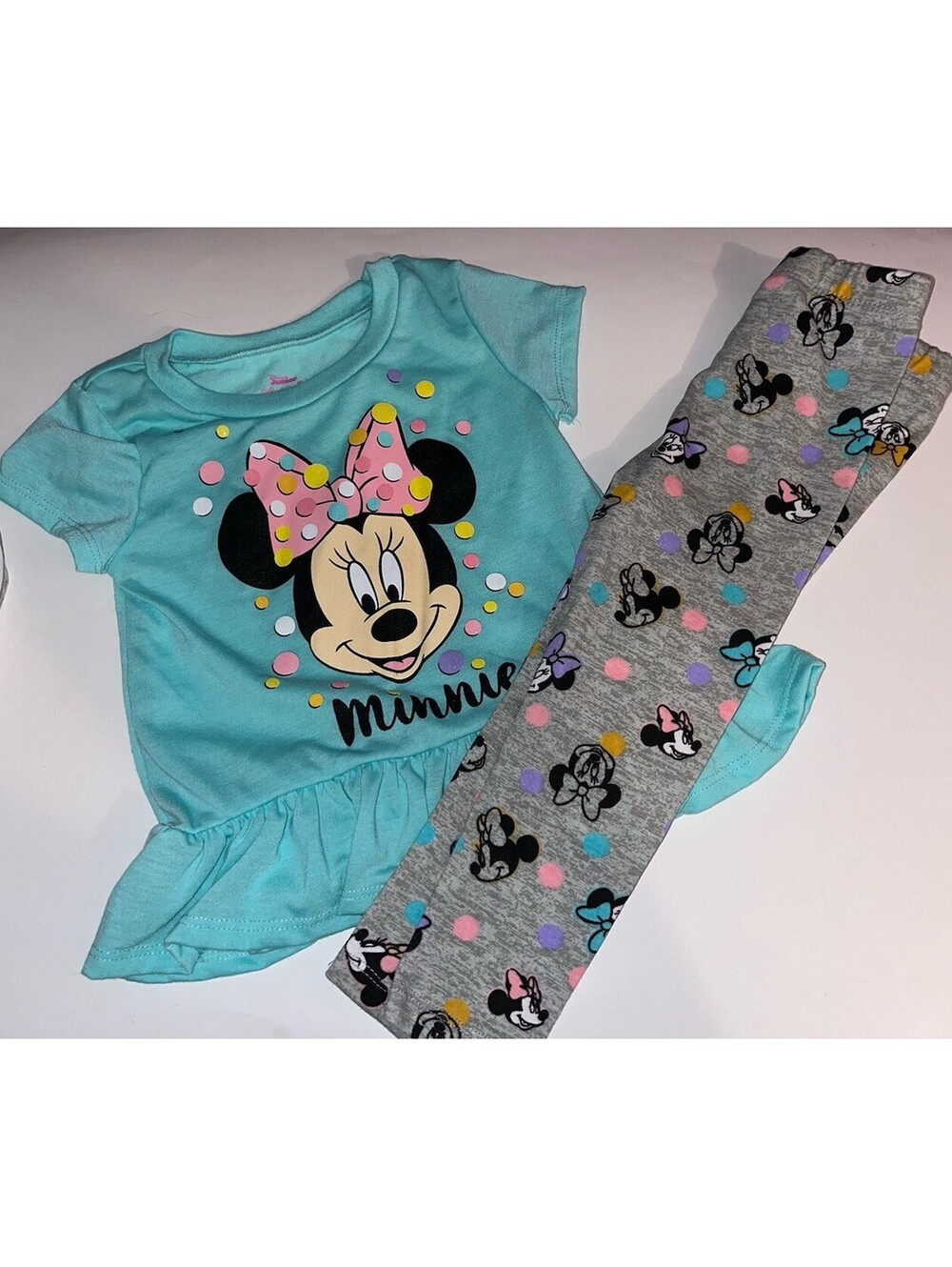 Disney Pajama Girls Sz 2T Two Piece  Mini Mouse